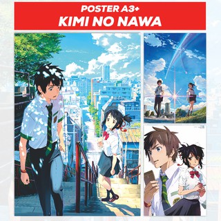 โปสเตอร์ Kimi No Nawa Your Name Anime Collection - ขนาด A3+