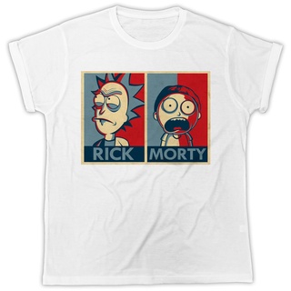 เสื้อยืด ลายโปสเตอร์ FUNNY RICK AND MORTY ของขวัญ สไตล์เรโทรS-5XL