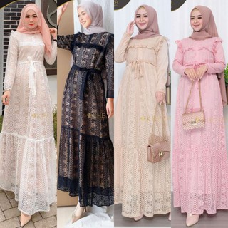 Sheryl DRESS SHERYL MAXI SHABBY DRESS SHERYL 2nd Gamis&lt;Unk&gt; ชุดเดรสปาร์ตี้ จัมโบ้ เกมมิส