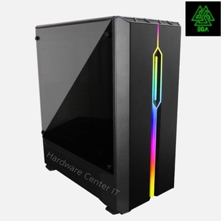 EGA (เคสคอมพิวเตอร์) TYPE C1 GAMING PC CASE ไฟ RGB สามารถปรับไฟได้ ใช้งานง่าย ของแท้ประกันศูนย์