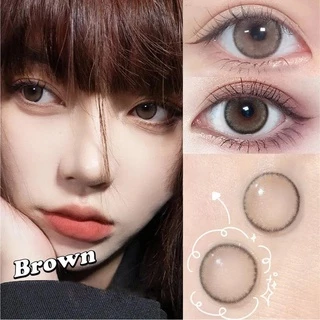 （COD）คอนแทคเลนส์สี 1 คู่ คอนแทคเลนส์รายเดือน คอนแทคเลนส์ คอนเทค เลนส์ คอนแทคเลนส์สี คอนแทคเลนส์ brown