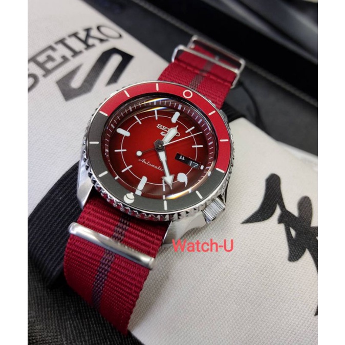 นาฬิกา SEIKO 5 Sports NARUTO &amp; BORUTO Limited Edition รุ่น SRPF67K1 SRPF67K SRPF67 SARADA
