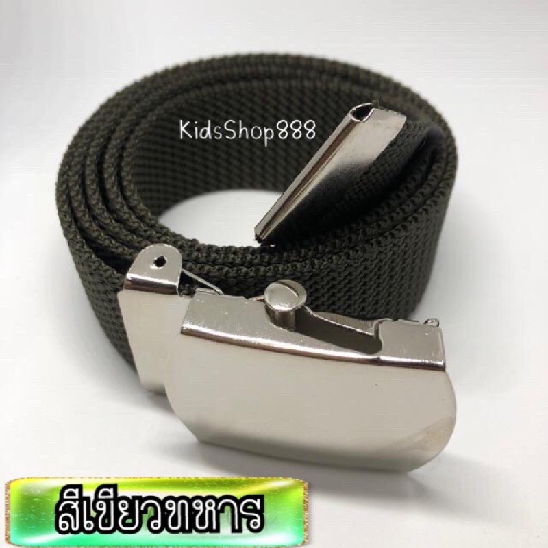เข็มขัดไนล่อน หัวลูกกลิ้ง ความยาว 47 ,60 นิ้ว 📍พร้อมส่ง📍 ราคาถูก Shopee Lazada