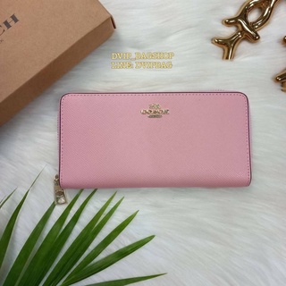 COACH ACCORDION ZIP WALLET แท้ COACH FACTORY