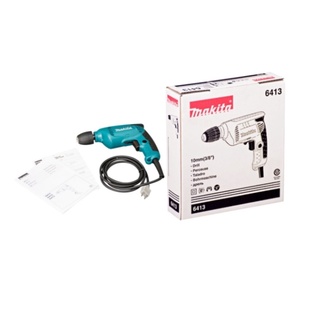 MAKITA (MCC) สว่านไฟฟ้า 3/8 ปรับรอบได้ รุ่น 6413 (เครื่องเปล่า+กล่องกระดาษ) 450W (CB-64A) |ชิ้น| TTR Store