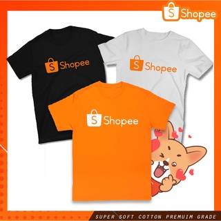 เสื้อยืด Shopee เนื้อผ้าคอตตอน💯