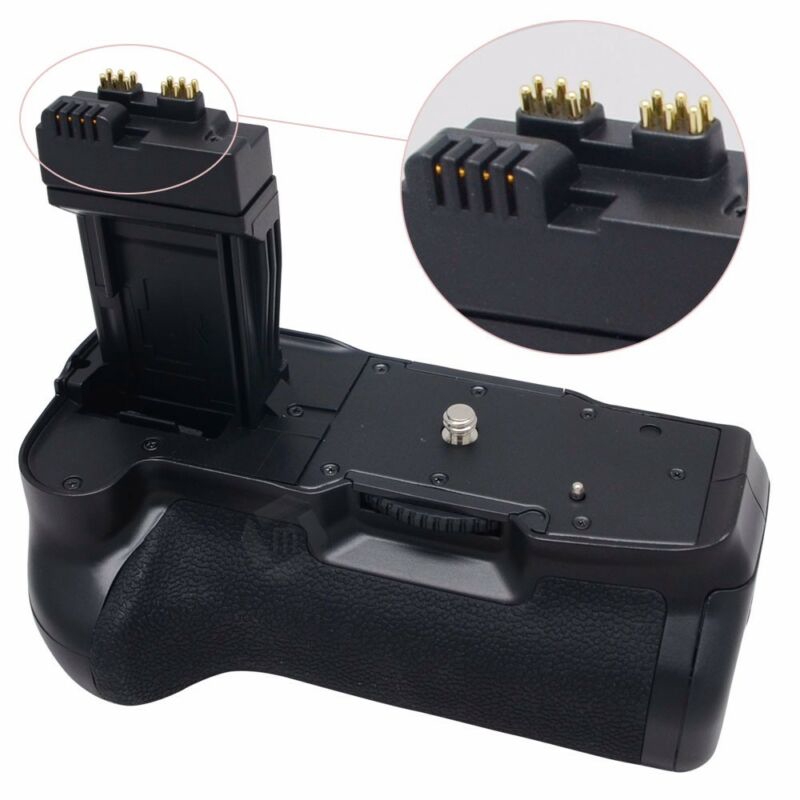 Impugnatura Portabatteria Per Canon EOS 550D 600D 650D 700D - Con 2 Batterie LP-E8 E Caricabatterie USB
