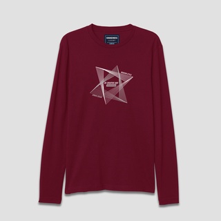 Grandness เสื้อยืด Luxury ลายกราฟิก แขนยาว รุ่น LX632 ( สีเล…