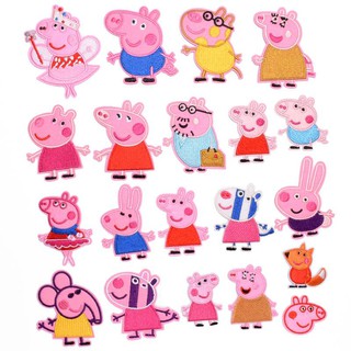 กระเป๋าผ้าเย็บปักลาย Peppa Pig DIY