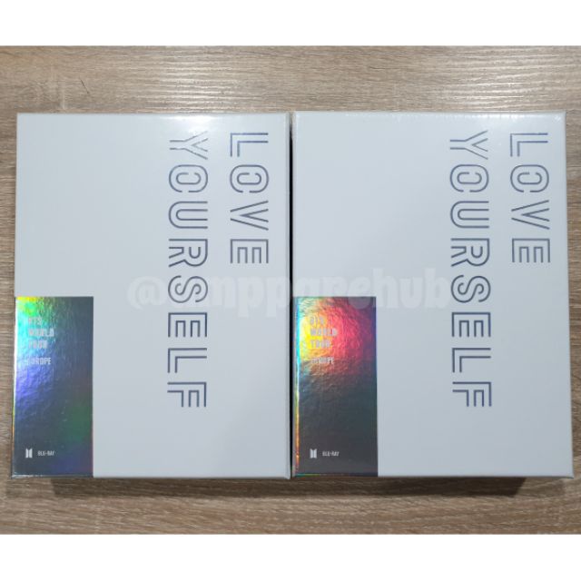 EUROPE Blu-ray BTS WORLD TOUR 'LOVE YOURSELF' บลูเรย์ บังทัน