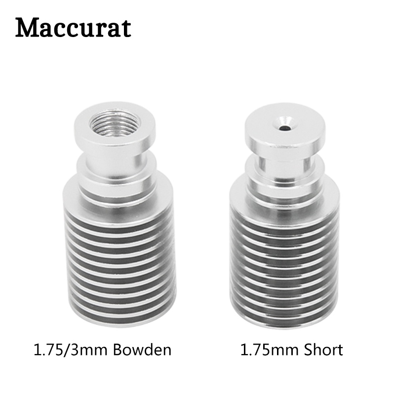 1 PC E3D V6 ความร้อนตรง 1.75 มม.3.0 มม.เส้นใย Bowden สําหรับ V6 J-head Wade Extruder หม้อน้ํา 3D ชิ้นส่วนเครื่องพิมพ์ Remote ความร้อน Sink