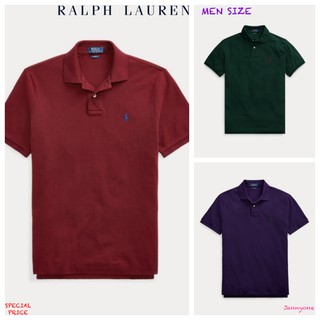 RALPH LAUREN CUSTOM SLIM FIT MESH POLO ( MEN SIZE )