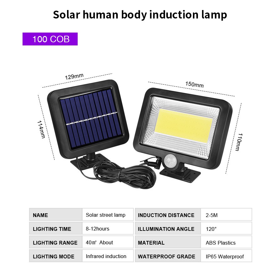 🚔ราคาพิเศษ+ส่งฟรี 💒ไฟ solar light รุ่น gy series ไฟติดผนัง ไฟฉุกเฉิน ไฟโซล่าร์เซลล์ solar wall lightไฟฉุกเฉินพลังงานแสงอาทิตย์**LED 100 COB 💒 มีเก็บปลายทาง