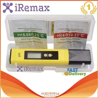 iRemax ph meter เครื่องวัดpH เครื่องวัดกรดด่าง ดิจิตอล ความละเอียดสูง 0.01 ของแท้100%