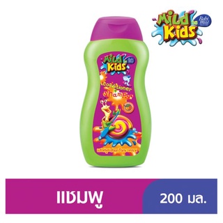 ว๊าว🍟 มายด์ คิดส์ ผลิตภัณฑ์ทำความสะอาดและบำรุงเส้นผม กลิ่นสวีทตี้ กีวี่ 200มล. Mild Kids Sweety Kiwi Conditioner Shampoo