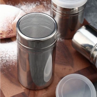 กระปุกโรยผง ที่โรยผงสแตนเลส ขวดโรยผง Powder Shaker กระปุกโรยโกโก้ ที่โรยโกโก้