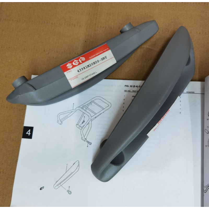 Suzuki VS125 VS150 Grip Stand LH NOS 43981M20E00(1pc)* 0riginal 100% * A12