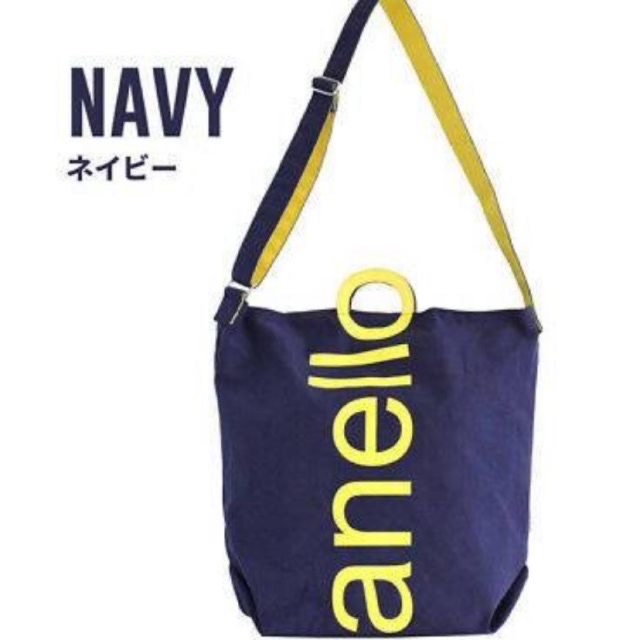 Anello Navy (2 way tote bag) แบรนด์แท้พร้อมส่ง💙