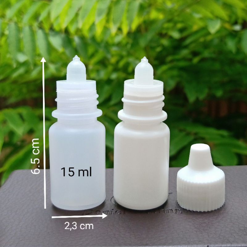ขวดหยด hdpe 15 มล***
