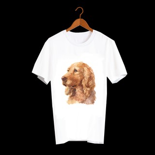 เสื้อลายหมา DEC001 english spaniel เสื้อยืด เสื้อยืดลายหมา เสื้อยืดสกรีนลายหมา