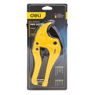 DELI กรรไกรตัดท่อ PVC 42mm รุ่น EDL350042-06