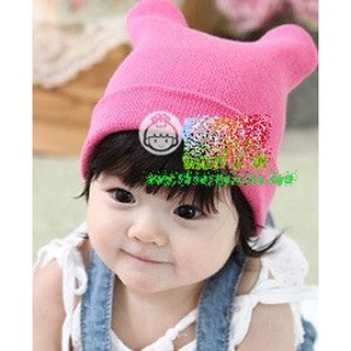 หมวกไหมพรมทอละเอียด  Korean Style (เส้นรอบวงของหมวก 36-46 cm.)