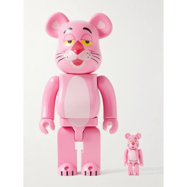 Bearbrick Pink Panther 100% + 400% ใหม่ ไม่แกะ