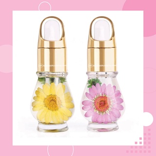 💥💥พร้อมส่ง น้ำมันบำรุงจมูกเล็บ บำรุงเล็บ +ดอกไม้แห้ง 15ml