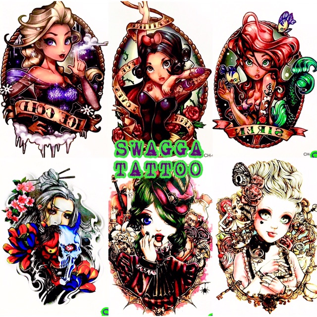 แทททู 4ใบ100บาท |มีให้เลือก20ลาย รอยสักชั่วคราว tattoo