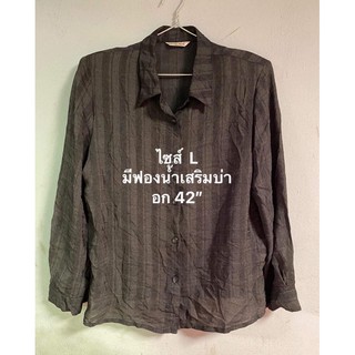 เสื้อแฟชั่น/วินเทจ แขนยาวไซส์m-L มือ2