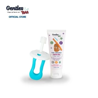 Gentles-tots ชุดฟันเเข็งเเรงสำหรับน้อง 1 ปี+ (ยาสีฟันเด็กสูตร kids + แปรง 360 องศา ขนนุ่ม มี 3 รุ่น)