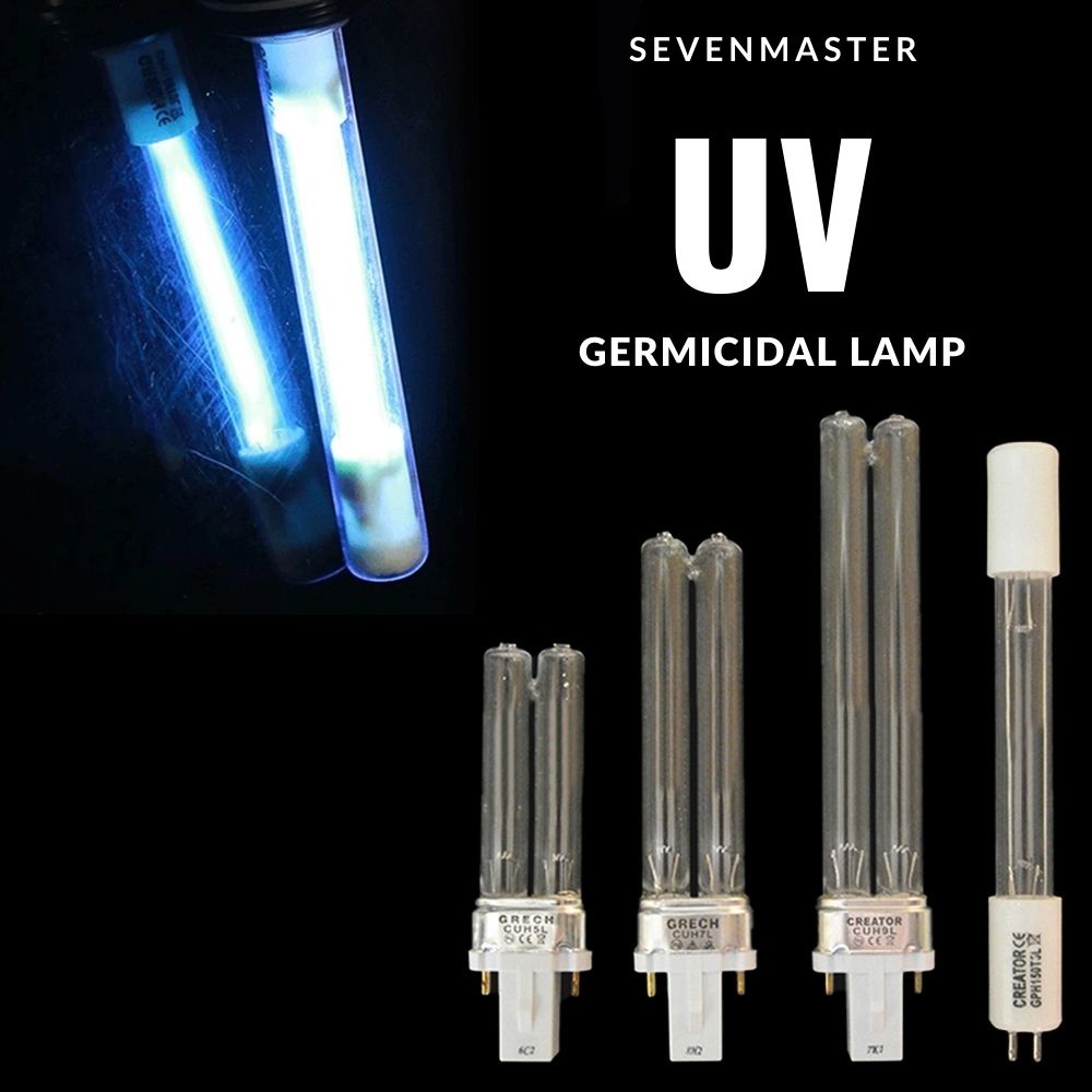 เครื่องฆ่าเชื้อ UV JEBO เปลี่ยนวัตต์ 2-pin G23 ฐาน Linear Twin Tube UV-C ฆ่าเชื้อโรคหลอดไฟอัลตราไวโอ
