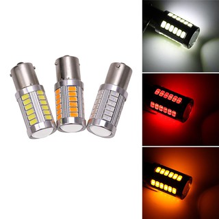 OM ไฟรถยนต์ LED 1156 พลังงานต่ำ 33-SMD 5630 5730 12V BA15S P21W อุปกรณ์สำหรับรถยนต์