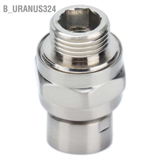 B_uranus324 G1/2 Shower Head Adapter Copper Diverter Valve for Home Bathroom Top Spray Accessories Brushed