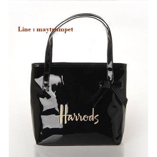 ReStock! Rare Item! Harrods PVC Environmental protection shopping bag butterfly knot waterproof handbag