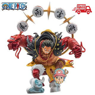 โมเดลฟิกเกอร์ วันพีซ ลูฟ และ หมวกฟาง เกียร์ 4 โมเดลอนิเมะ one piece ของขวัญวันเกิด luffy gear 4 กำปั้นเหล็กลูฟี่29CM วันพีชโมเดล ลูฟี่ เกียร์ 4 ตัวการ์ตูน one piece figure รูปปั้น