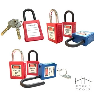 กุญแจนิรภัย กุญแจนิรภัยก้านไนล่อน กุญแจนิรภัยก้านสแตนเลส Keyed differ Lockout/ Safety padlock