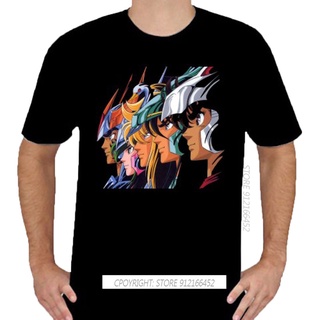 เสื้อยืดผ้าฝ้าย เสื้อยืด พิมพ์ลายการ์ตูนนกฟินิกซ์ Saint Seiya สีดํา สไตล์สตรีท แฟชั่นเรโทร สําหรับผู้ชาย สินค้าขายดี