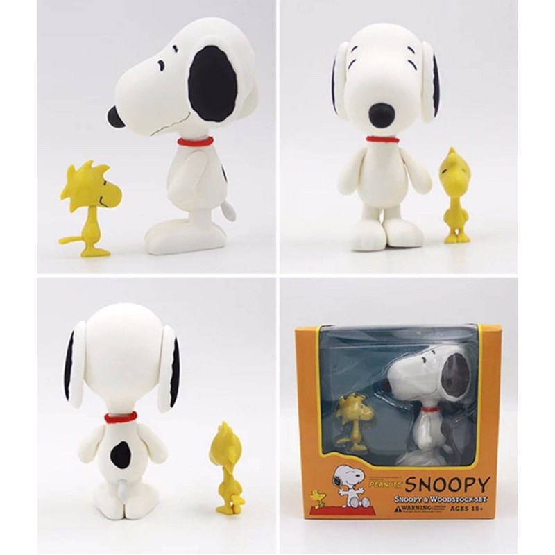 โมเดล Snoopy And Woodstock Set Snoopy | Shopee Thailand