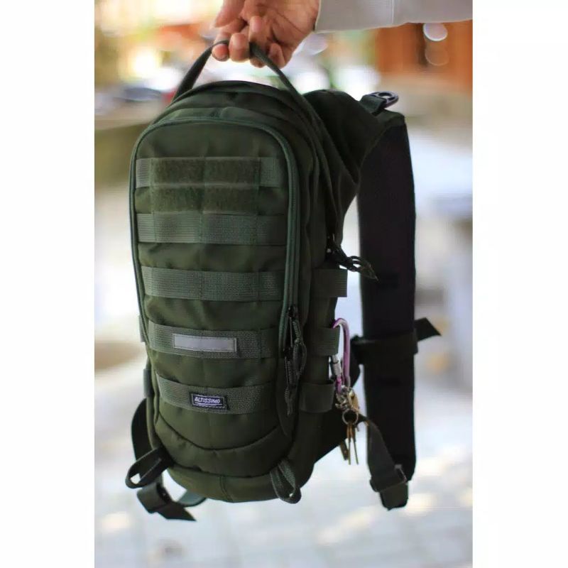 กองทัพจักรยาน Hydropack กระเป๋าตํารวจทหารกองทัพกระเป๋าเป้สะพายหลัง Gowes ลาย TNI
