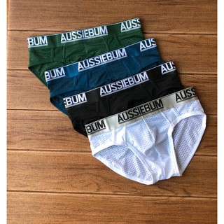 #กางเกงชั้นใน#Aussiebum #Brief#กางเกงใน#บ็อกเซอร์#ขอบยาง #รุ่นผ้ารู#ขอบนิ่ม #สีเรียบ แต่สวย#ลดค่าส่ง #ค่าส่งถูก #คุ้มค่า