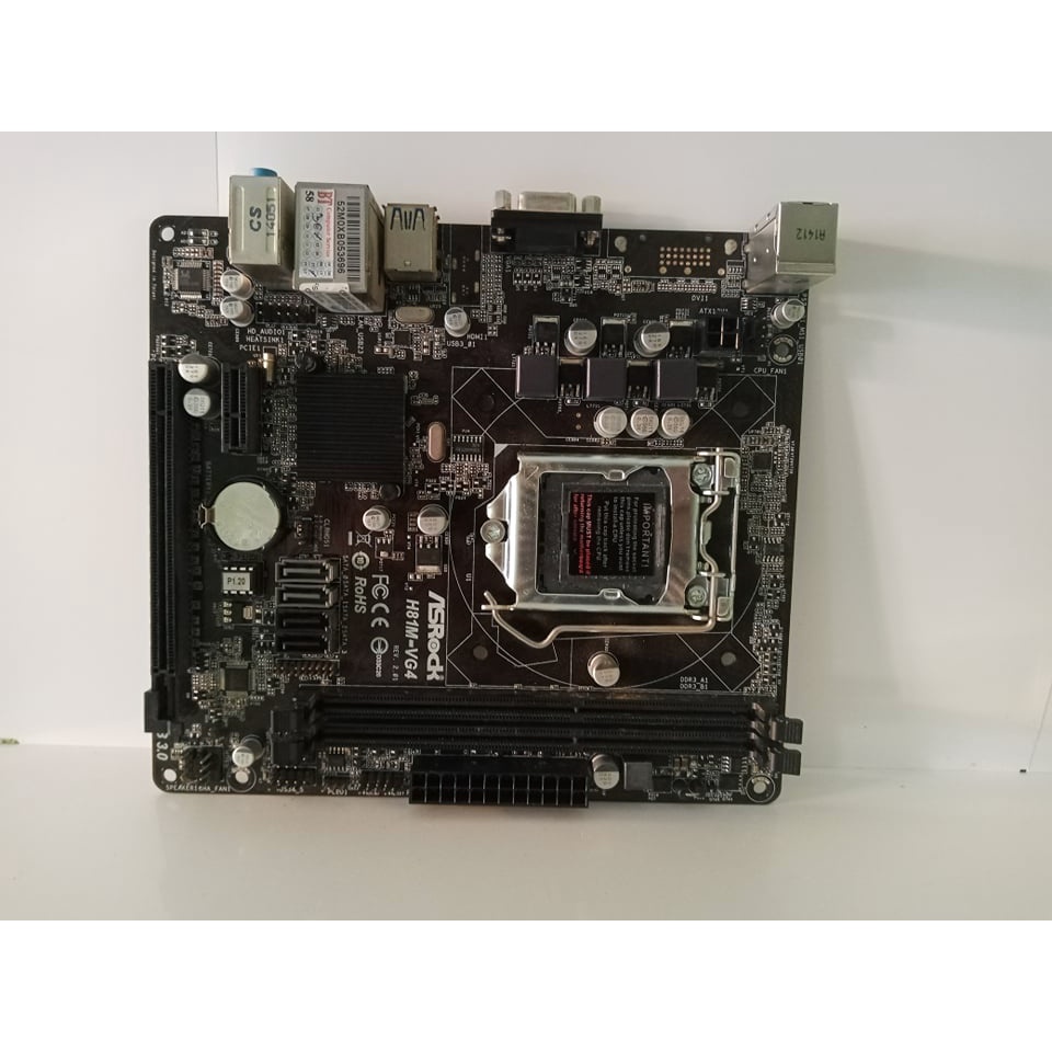 เมนบอร์ด ASRock H81M-VG4 R2.0 (Socket 1150)