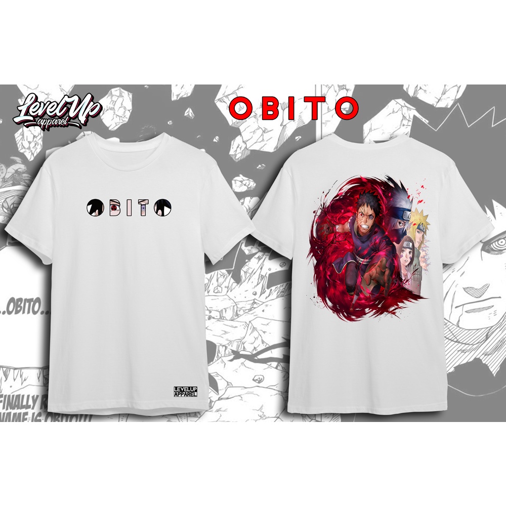เสื้อยืด cotton Anime Shirt Obito Naruto