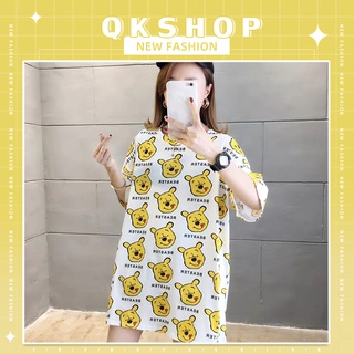 QKshop 🦋กรุบกริบ อยากกระซิบเสื้อยืดน้องหมีสุดปัง🐻 อยากอลังต้องรุ่นน้อง🔥 ผ้านิ่มใส่สบาย คลายร้อน✨ ต้องรีบมาตำน้อนเลย🌞