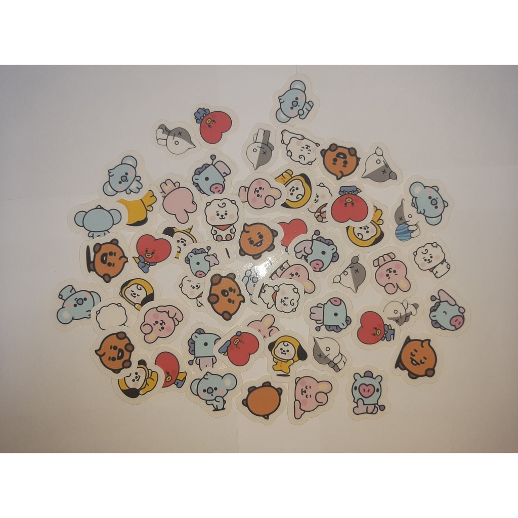 สติ๊กเกอร์ BTS BT21*