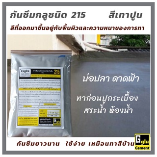 กลู (gglu) กาวซีเมนต์กันซึม 215 กันซึมกลู กันรั่ว กันซึมบ่อปลา กันซึมดาดฟ้า กันซึมผนัง กันรั่วซึม กาวกันซึม Gglu cement