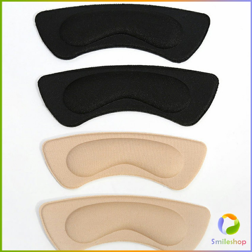 Smileshop แผ่นกันกัด  แผ่นกันรองเท้ากัด เนื้อนิ่ม ช่วยแก้รองเท้าหลวม 1 แพค ต่อ คู่  Sponge heel pad