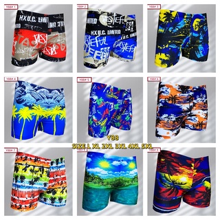 กางเกงว่ายน้ขาสั้นลายทะเล กางเกงว่ายน้ำลายสีสันน่ารักๆ 🔥พร้อมส่ง🔥 Y88