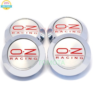 ใหม่ ฝาครอบดุมล้อรถยนต์ โลโก้ OZ O.Z RACING ขนาด 70 มม. (63 มม.) สําหรับตกแต่งขอบล้อรถยนต์ 4 ชิ้น