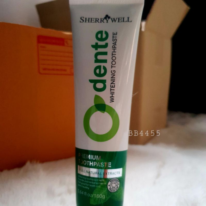 📌 Sherry Well O-dente Whitening Toothpast💚ยาสีฟัน เชอร์รี่เวล โอ-เดนเต้ ไวท์เทนนิ่ง